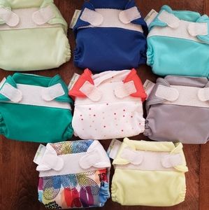 Bumgenius Newborn AIO cloth diapers - lot of 8